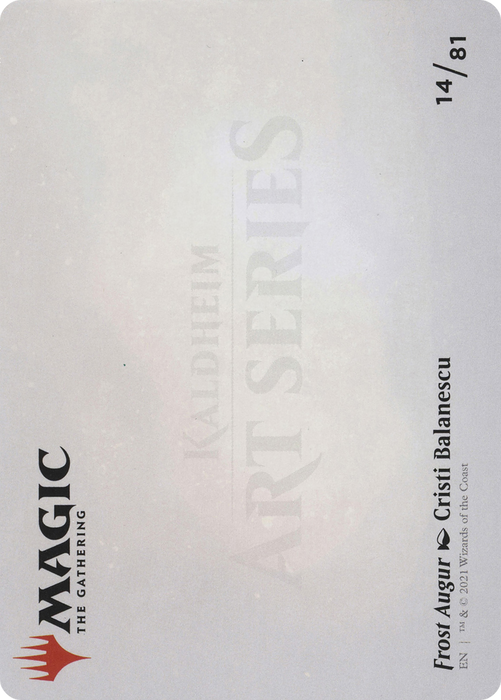 Frost Augur // Frost Augur (AKHM-014) - common (Borderless) - Foil