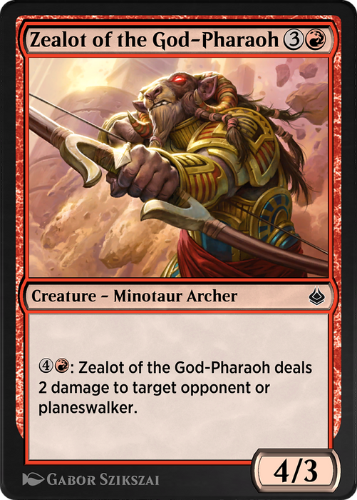 Zealot of the God-Pharaoh (AKR-181) - common
