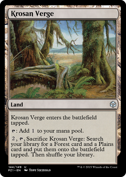 Krosan Verge (PZ1-144) - uncommon