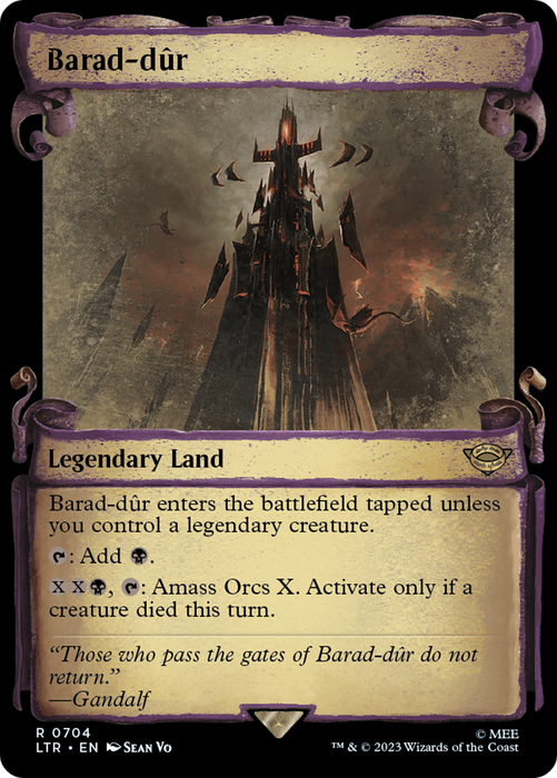 Barad-dûr (LTR-704) - rare: (Showcase) - Foil