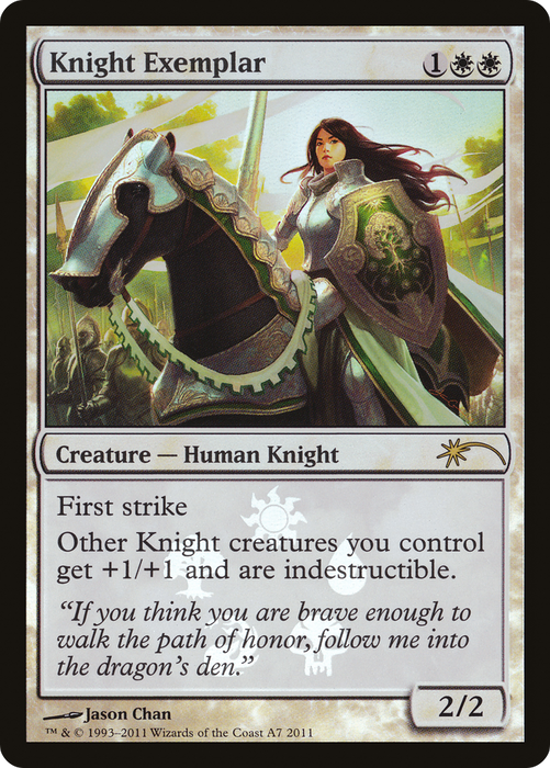 Knight Exemplar (MEDIA-0A7) - rare - Foil