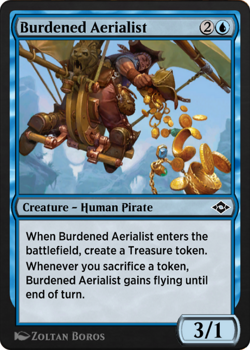 Burdened Aerialist (J21-173) - common