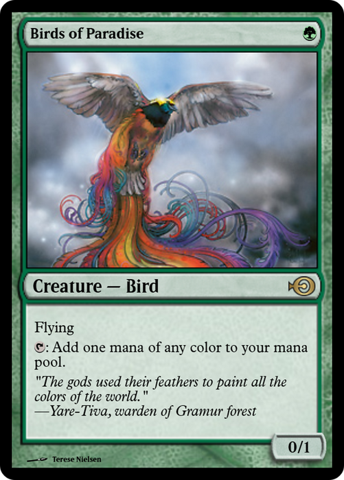 Birds of Paradise (PRM-37598) - rare - Foil