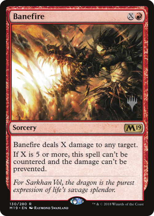 Banefire (PPM20-130P) - rare - Foil
