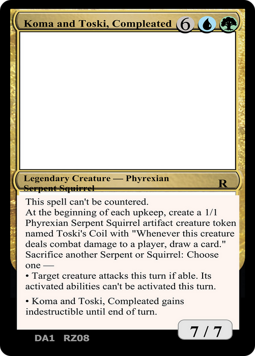 Koma and Toski, Compleated (UNK-RZ08B) - rare