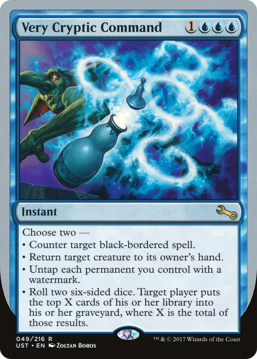 Very Cryptic Command (UST-49E) - rare - Foil