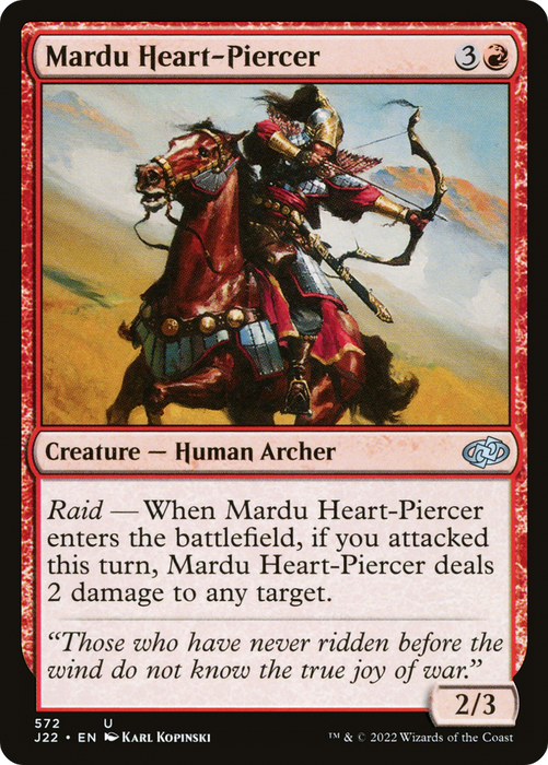 Mardu Heart-Piercer (J22-572) - uncommon