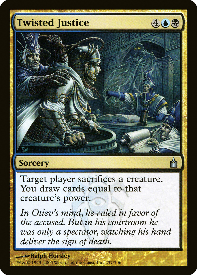 Twisted Justice (RAV-237) - uncommon - Foil