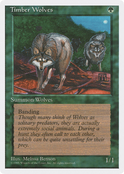 Timber Wolves (4ED-275) - rare