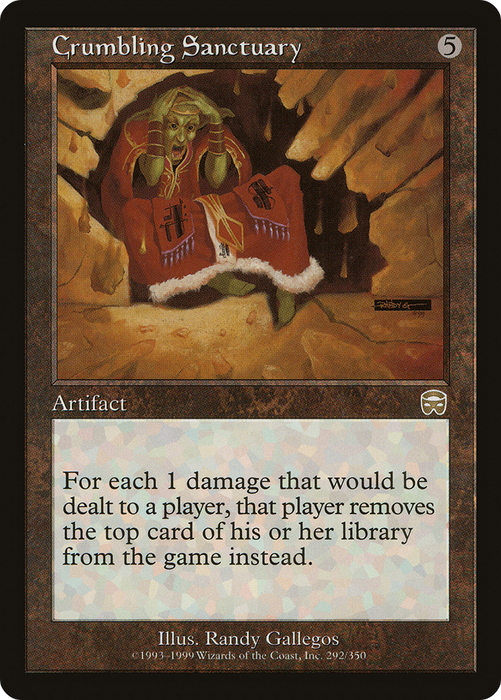 Crumbling Sanctuary (MMQ-292) - rare - Foil