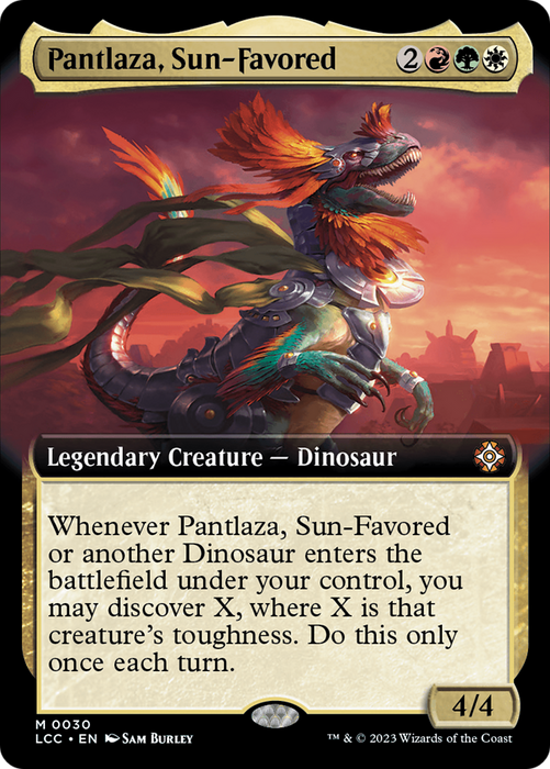 Pantlaza, Sun-Favored (LCC-030) - mythic: (Extended Art)