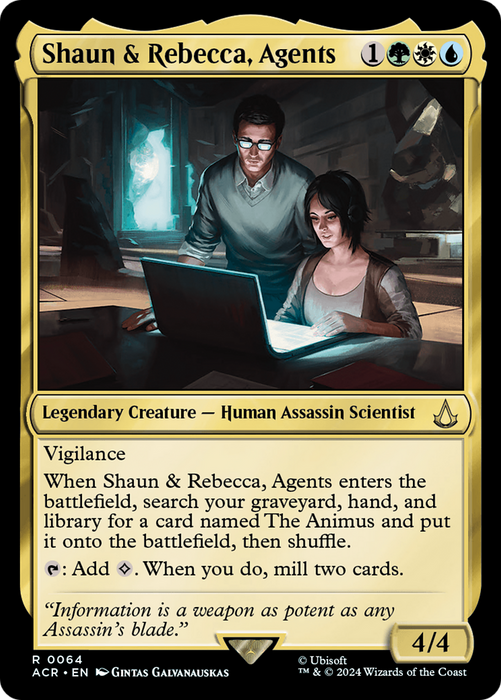 Shaun & Rebecca, Agents (ACR-064) - rare - Foil