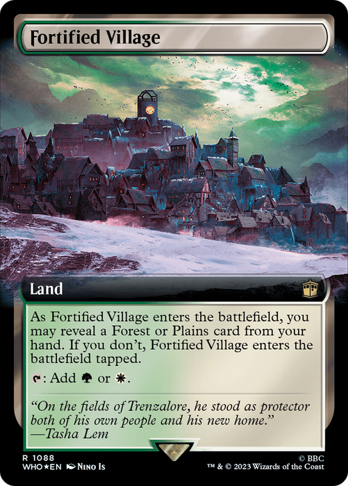 Fortified Village (WHO-1088) - rare: (Extended Art) - Foil
