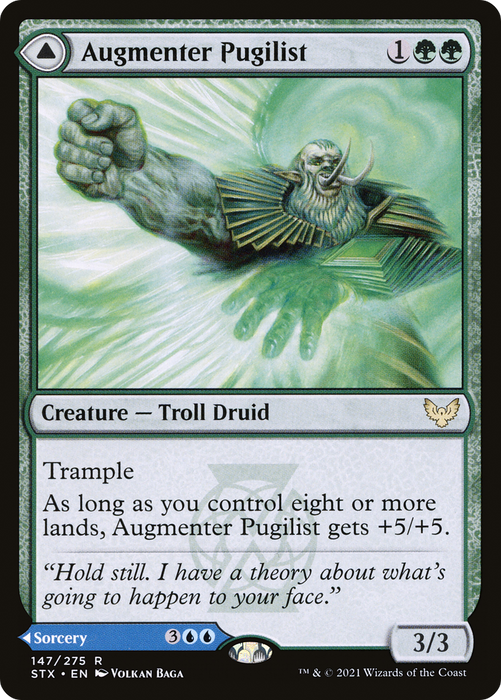 Augmenter Pugilist // Echoing Equation (STX-147) - rare - Foil