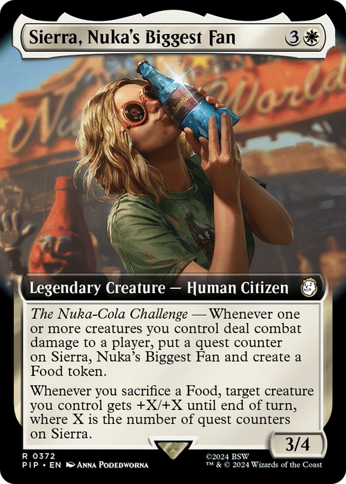 Sierra, Nuka's Biggest Fan (PIP-372) - rare: (Extended Art)