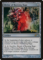 Shrine of Burning Rage (WPN-073) - rare - Foil