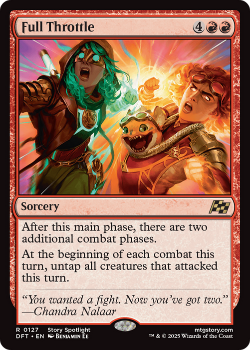 Full Throttle (DFT-127) - rare - Foil