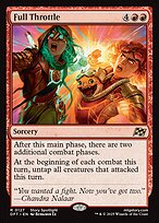 Full Throttle (DFT-127) - rare - Foil
