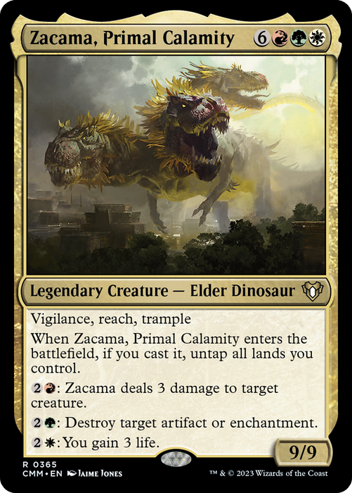 Zacama, Primal Calamity (CMM-365) - rare