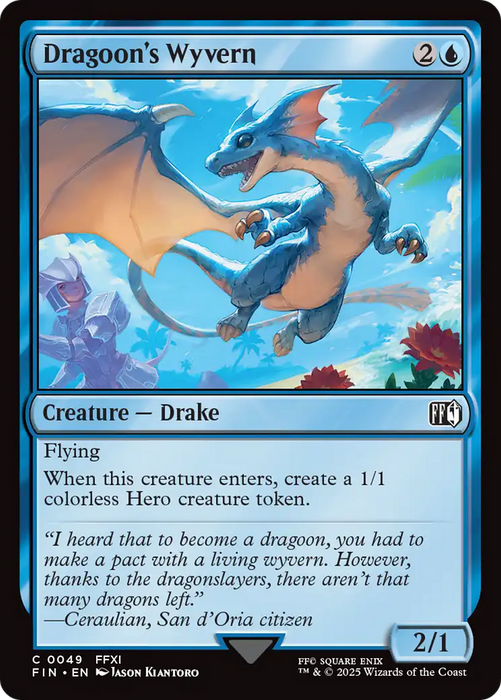 Dragoon's Wyvern (FIN-049) - common - Foil