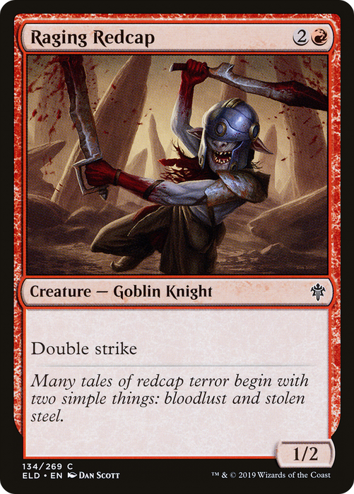 Raging Redcap (ELD-134) - common - Foil