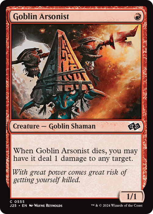Goblin Arsonist (J25-555) - common
