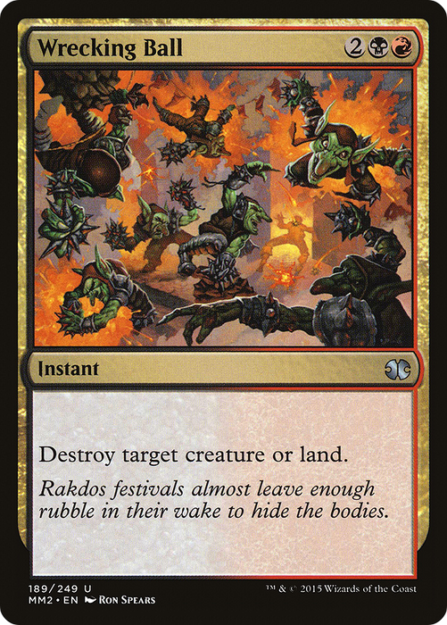 Wrecking Ball (MM2-189) - uncommon - Foil