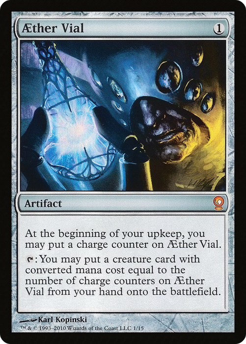 Aether Vial (V10-001) - mythic - Foil