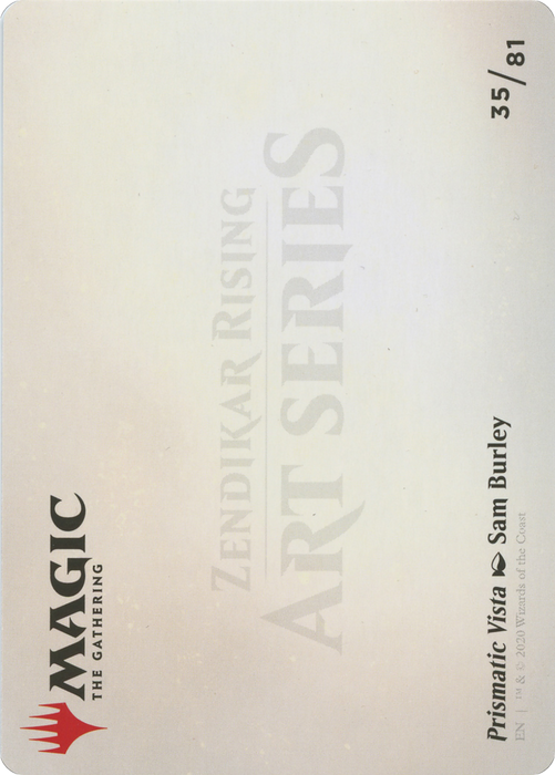 Prismatic Vista // Prismatic Vista (AZNR-035) - common (Borderless) - Foil