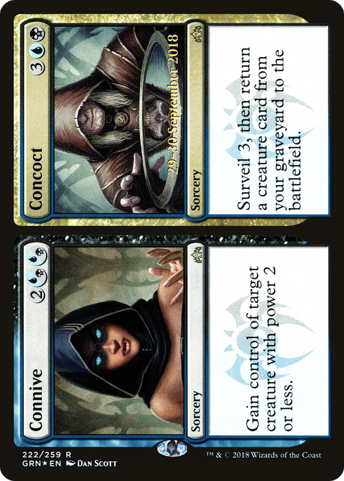 Connive // Concoct (PRE-222S) - rare - Foil