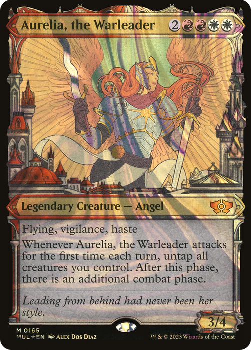 Aurelia, the Warleader (MUL-165) - mythic: (Showcase) - Foil