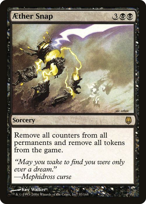 Aether Snap (DST-037) - rare - Foil