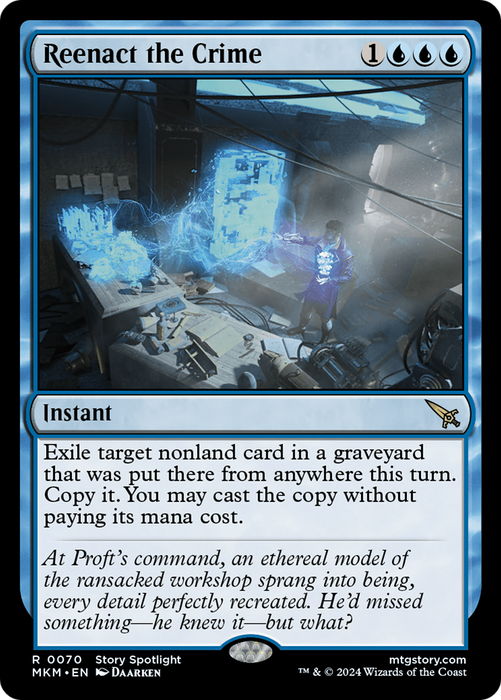Reenact the Crime (MKM-070) - rare - Foil