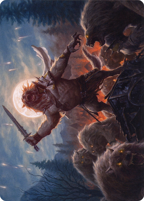 Tovolar, the Midnight Scourge // Tovolar, the Midnight Scourge (AMID-006) - common (Borderless) - Foil