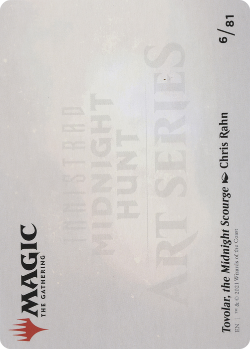 Tovolar, the Midnight Scourge // Tovolar, the Midnight Scourge (AMID-006) - common (Borderless) - Foil