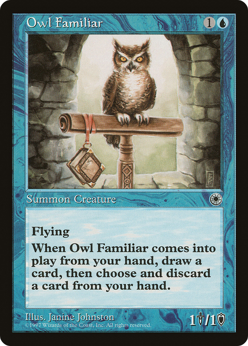 Owl Familiar (POR-063) - common