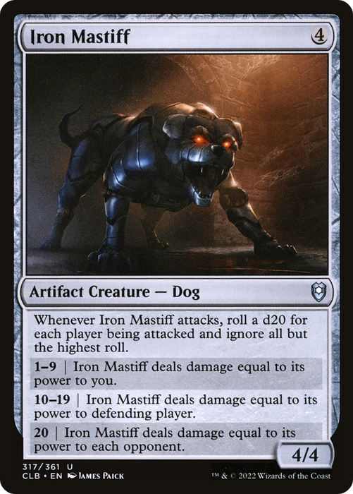 Iron Mastiff (CLB-317) - uncommon - Foil