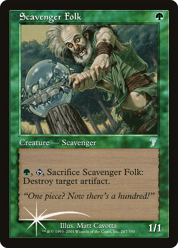 Scavenger Folk (7ED-267★) - uncommon - Foil