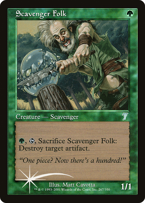 Scavenger Folk (7ED-267★) - uncommon - Foil