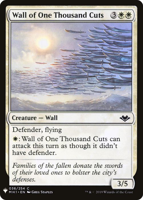 Wall of One Thousand Cuts (LIST-MH1-36) - common