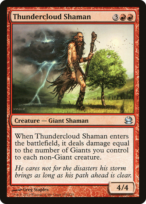 Thundercloud Shaman (MMA-135) - uncommon
