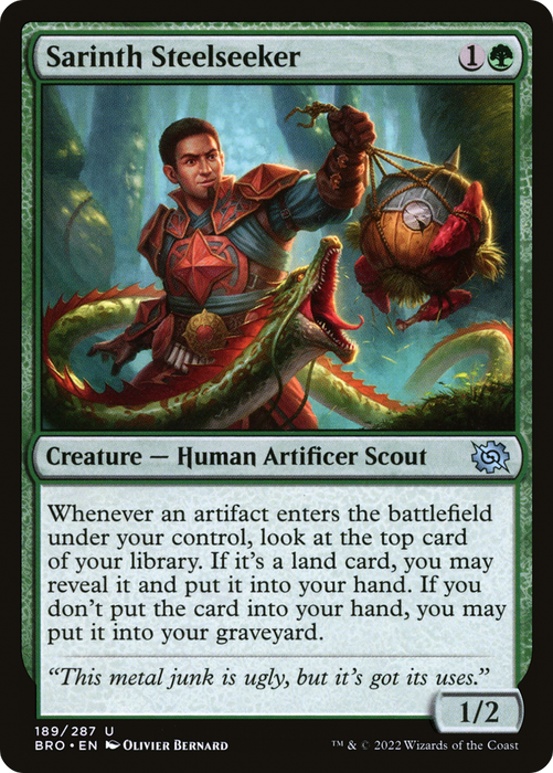 Sarinth Steelseeker (BRO-189) - uncommon - Foil