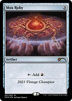 Mox Ruby (OVNT-2021C) - mythic