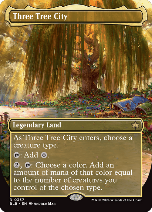 Three Tree City (BLB-337) - rare (Borderless)