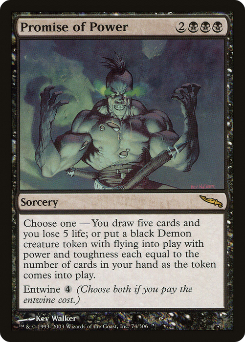 Promise of Power (MRD-074) - rare - Foil