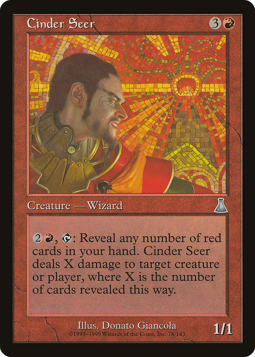 Cinder Seer (UDS-078) - uncommon