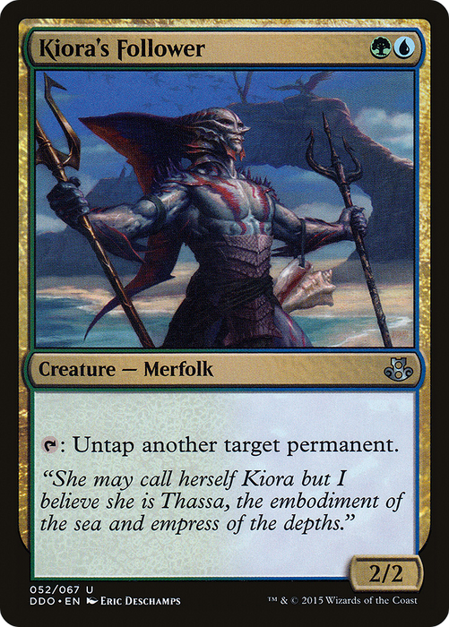 Kiora's Follower (DDO-052) - uncommon