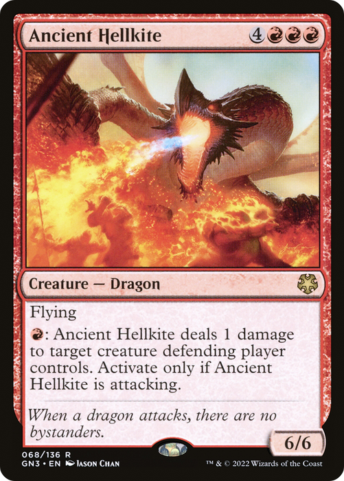 Ancient Hellkite (GN3-068) - rare