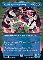 Azami, Lady of Scrolls (SLD-1106) - rare (Borderless) - Foil