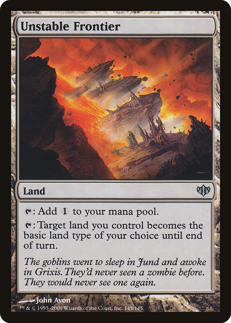 Unstable Frontier (CON-145) - uncommon - Foil